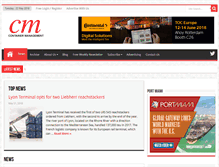 Tablet Screenshot of container-mag.com